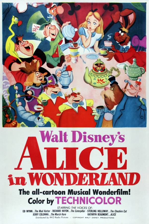 alice in wonderland   poster