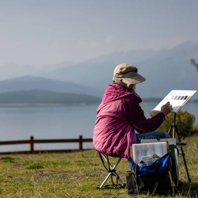 Plein Air: Wildflowers Watercolor Painting