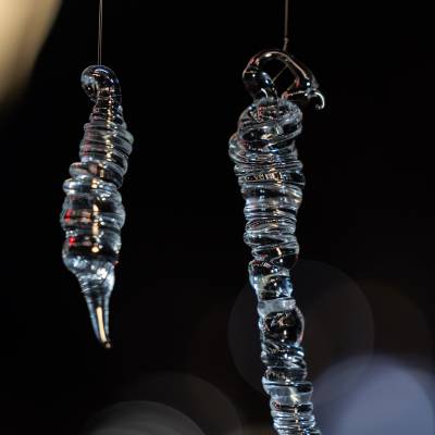 Glass Blown Icicles
