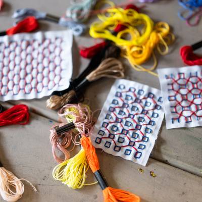 Sashiko Mending: Japanese Embroidery Workshop/Remiendos Sashiko: Taller de Bordado Japones