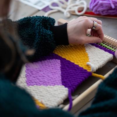 Modern Geometric Weaving: Beginner Wall Tapestry Workshop