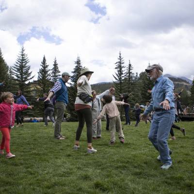 Breck Pride Ecstatic Dance on Riverwalk Lawn