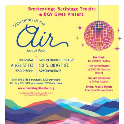 Breckenridge Backstage Theatre Annual Gala