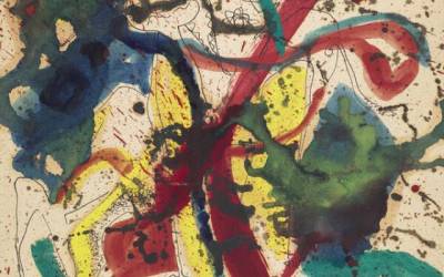 Jackson Pollock Style Painting
