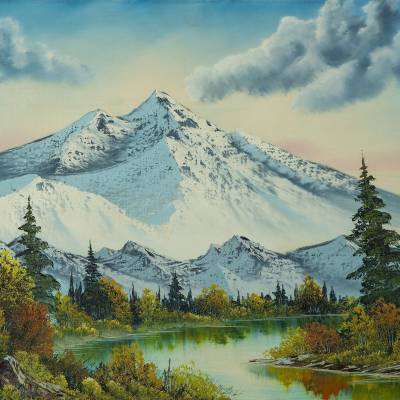 Bob Ross Style Painting