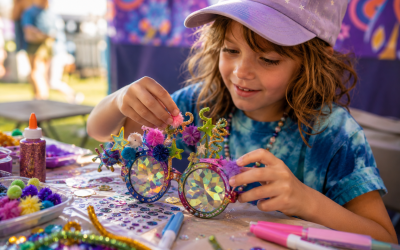 Free Craft: Abstract Glasses