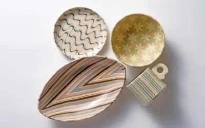 Japanese Colored Clay Marbling: Nerikomi