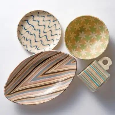Japanese Colored Clay Marbling: Nerikomi