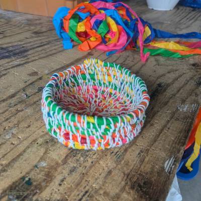 BIFA: Funky Fibers Upcycled Basket Weaving