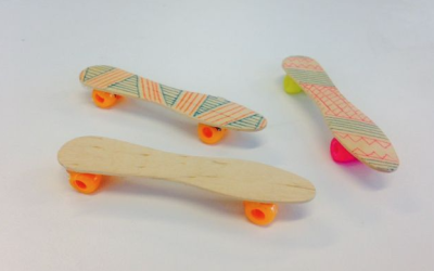 Craft Stick Skateboards