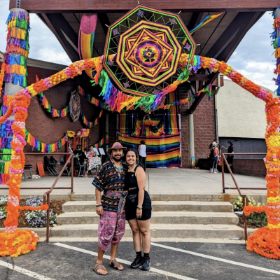Pride Art Installation by Cal Duran