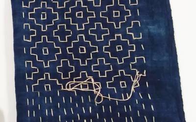 Sashiko Mending: Japanese Embroidery Workshop/Remiendos Sashiko: Taller de Bordado Japones