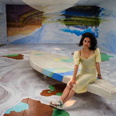 Portrait of artist Camille Hoffman