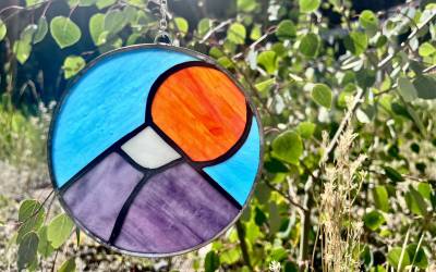 Mountain Suncatcher Workshop: Introduction to Stained Glass