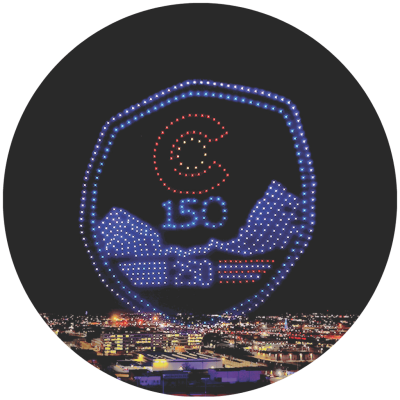 Drone Show by the State of Colorado: “Stories in the Sky”